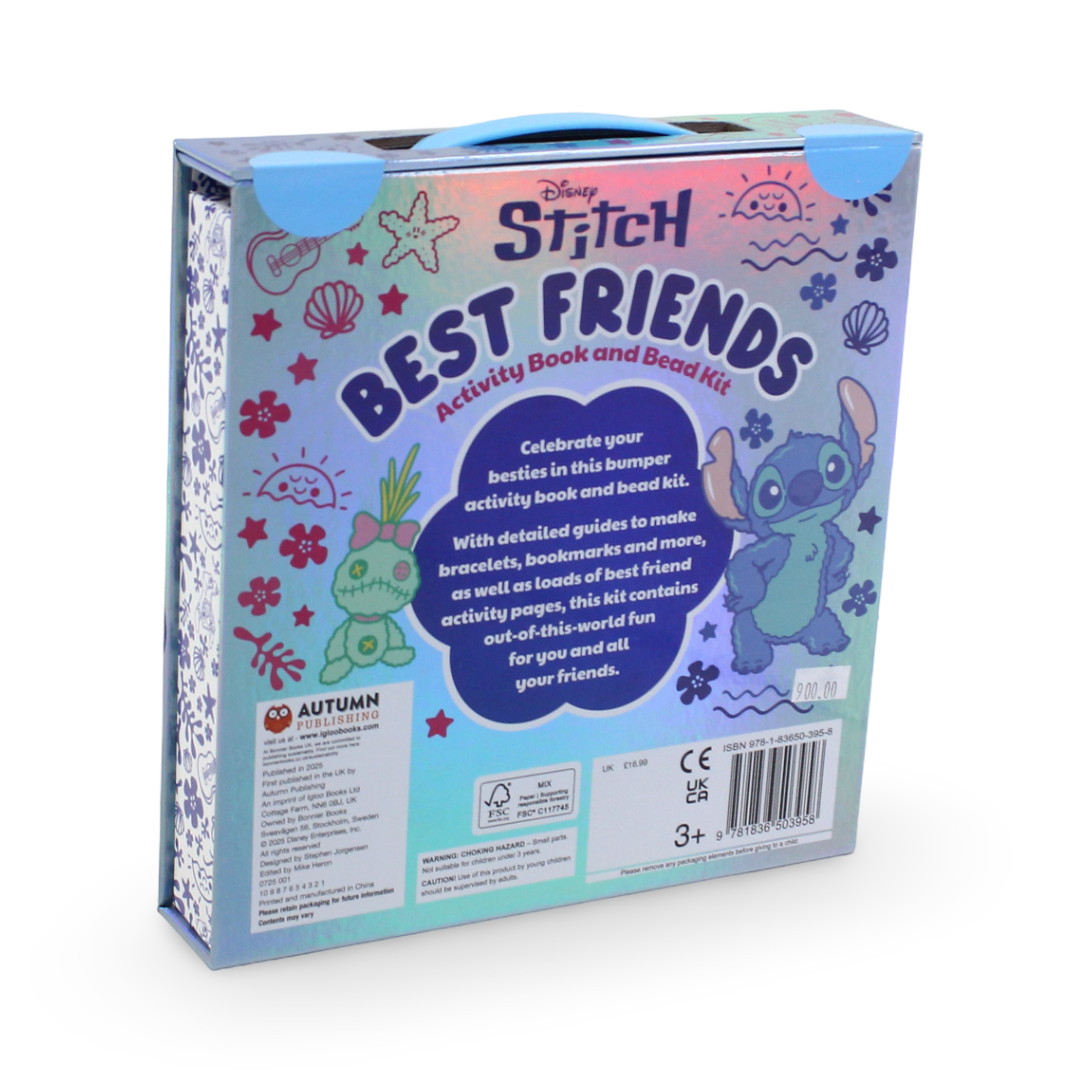 Igloo Books Disney Stitch Best Friends Activity Book & Bead Kit