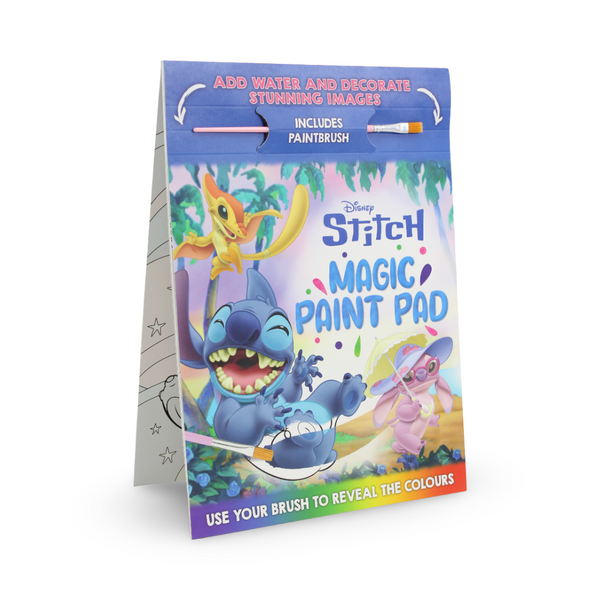 Igloo Books Disney Stitch Magic Paint Pad + Paintbrush