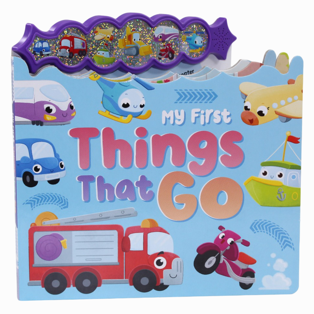 Sparkly Button Sound Book: My First Things That Go – Hear the VROOMs and BEEPs