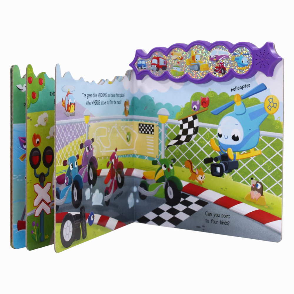 Sparkly Button Sound Book: My First Things That Go – Hear the VROOMs and BEEPs
