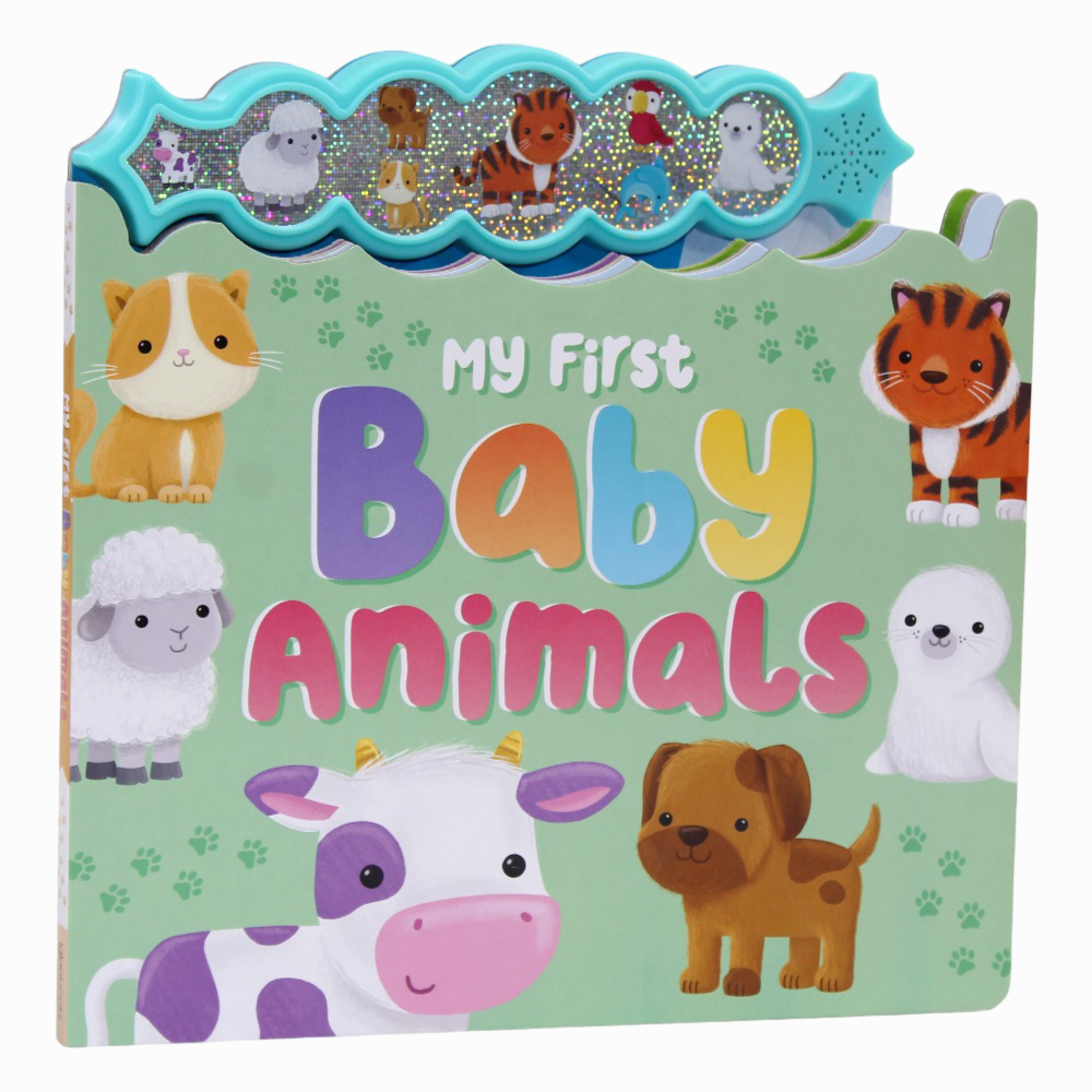 My First Baby Animals (Sparkly Button Sound Book) – Meet the Cutest Creatures