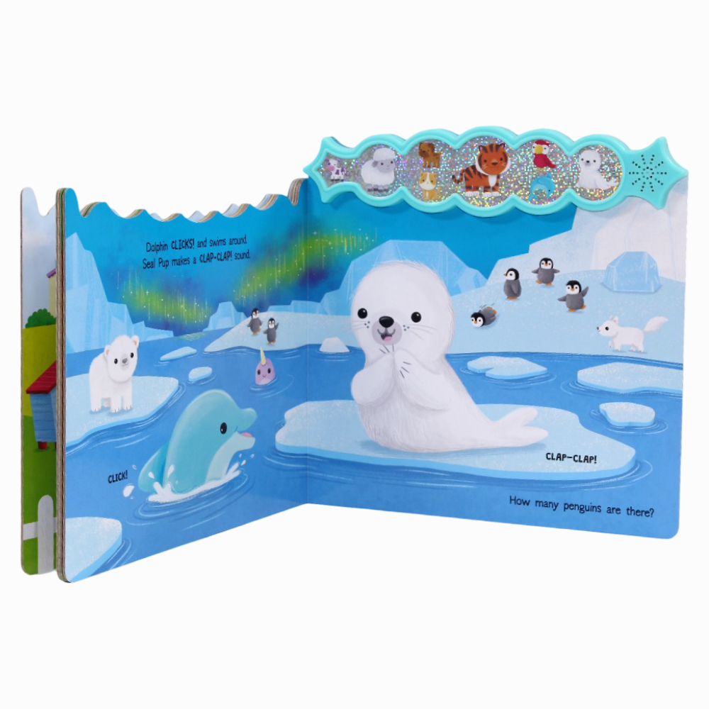 My First Baby Animals (Sparkly Button Sound Book) – Meet the Cutest Creatures
