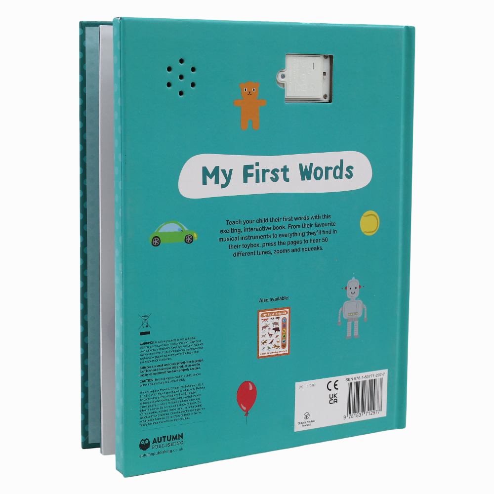 My First Words (Early Learning Sound Book) – 100+ Words, 50 Sounds!