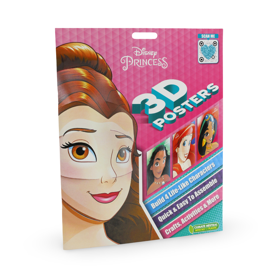 Igloo Books Disney Princess 3D Posters Activity Set