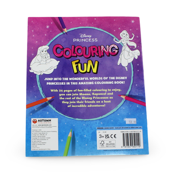 Igloo Books Disney Princess Colouring Fun