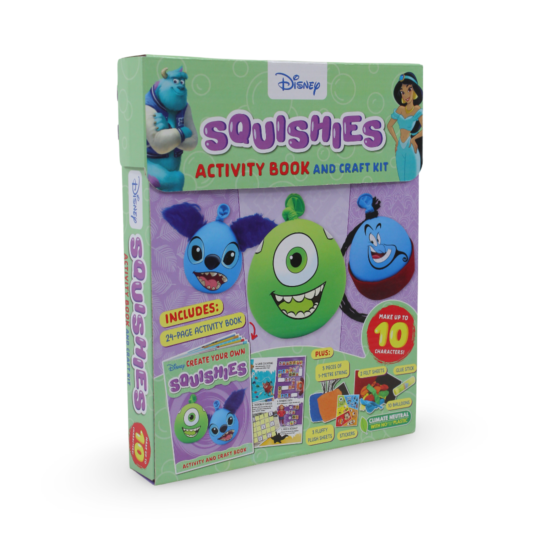 Disney Make Your Own Squishies Activity Book & Craft Kit