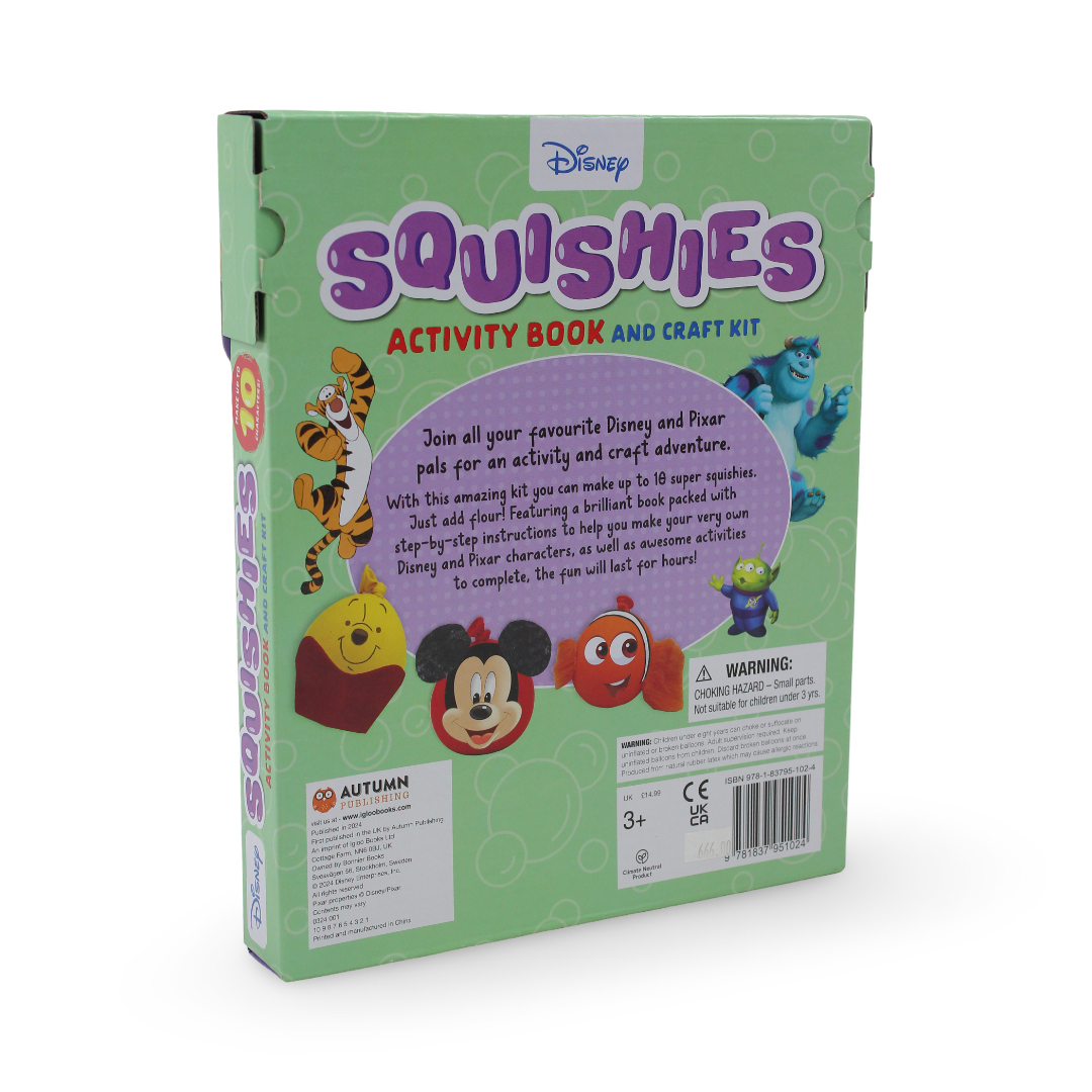Disney Make Your Own Squishies Activity Book & Craft Kit