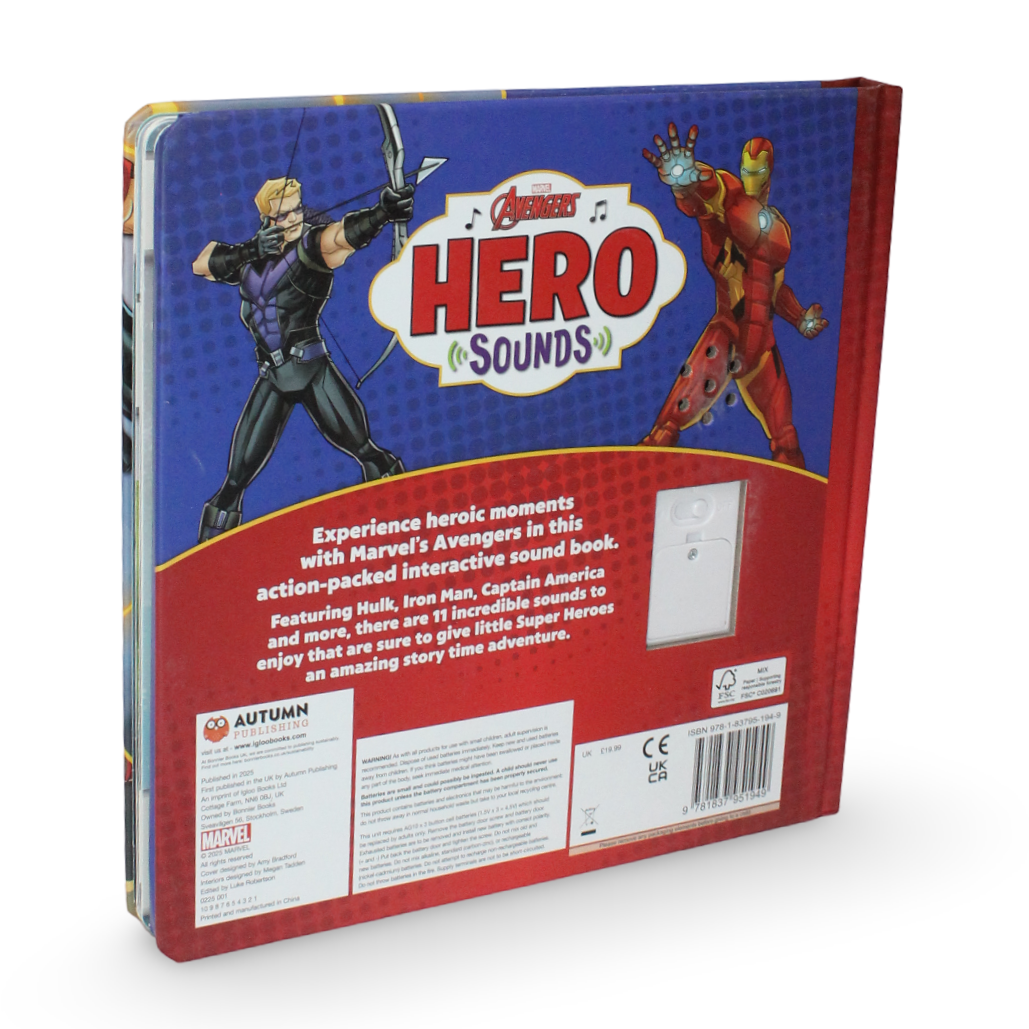 Igloo Books Marvel Avengers Hero Sounds Book