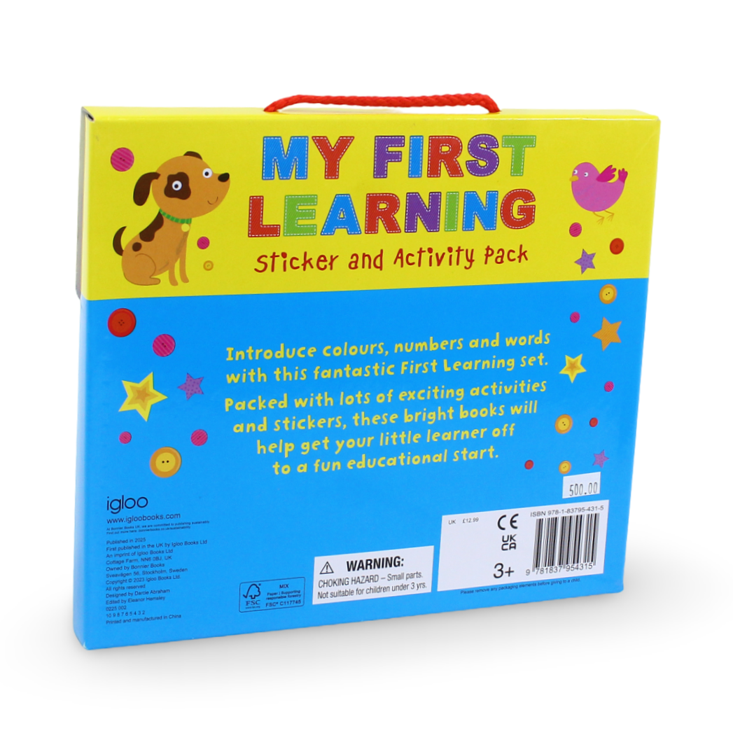 Igloo Books My First Learning Sticker and Activity Pack