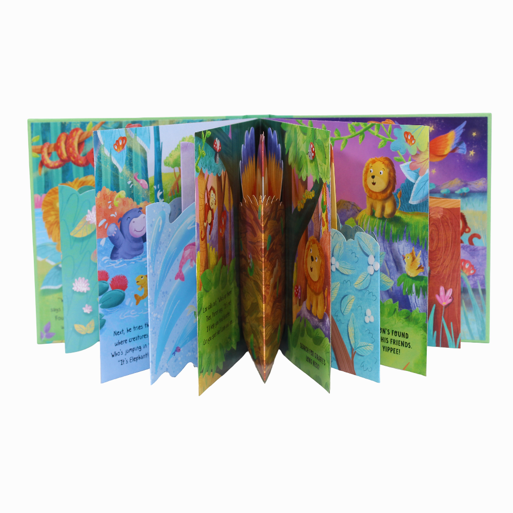 Pop-Up Lion and Friends Board Book