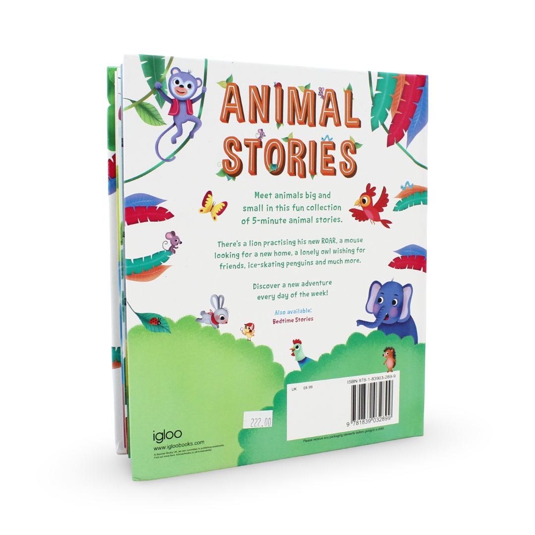 Igloo Books 5 Minute Tales: Animal Stories Book