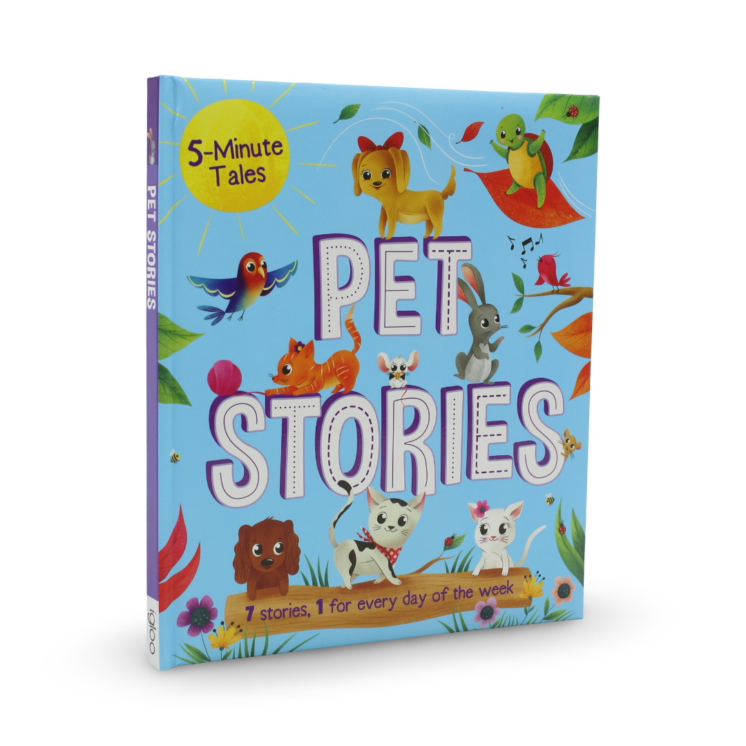 Igloo Books Hardcover Children's Book 5-Minute Tales: Pet Stories