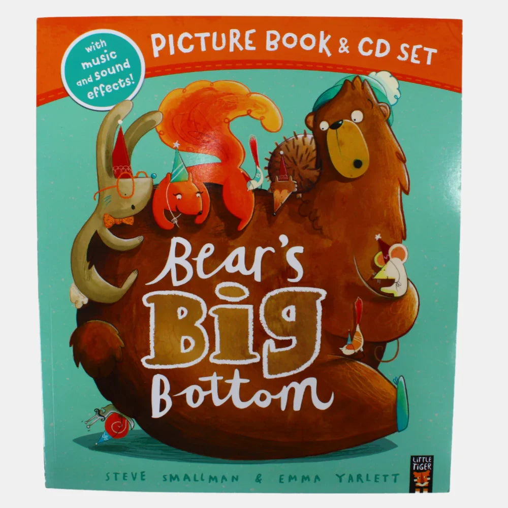 Bears Big Bottom Book (With Music and Sound Effects) - Assortments - Little Tiger