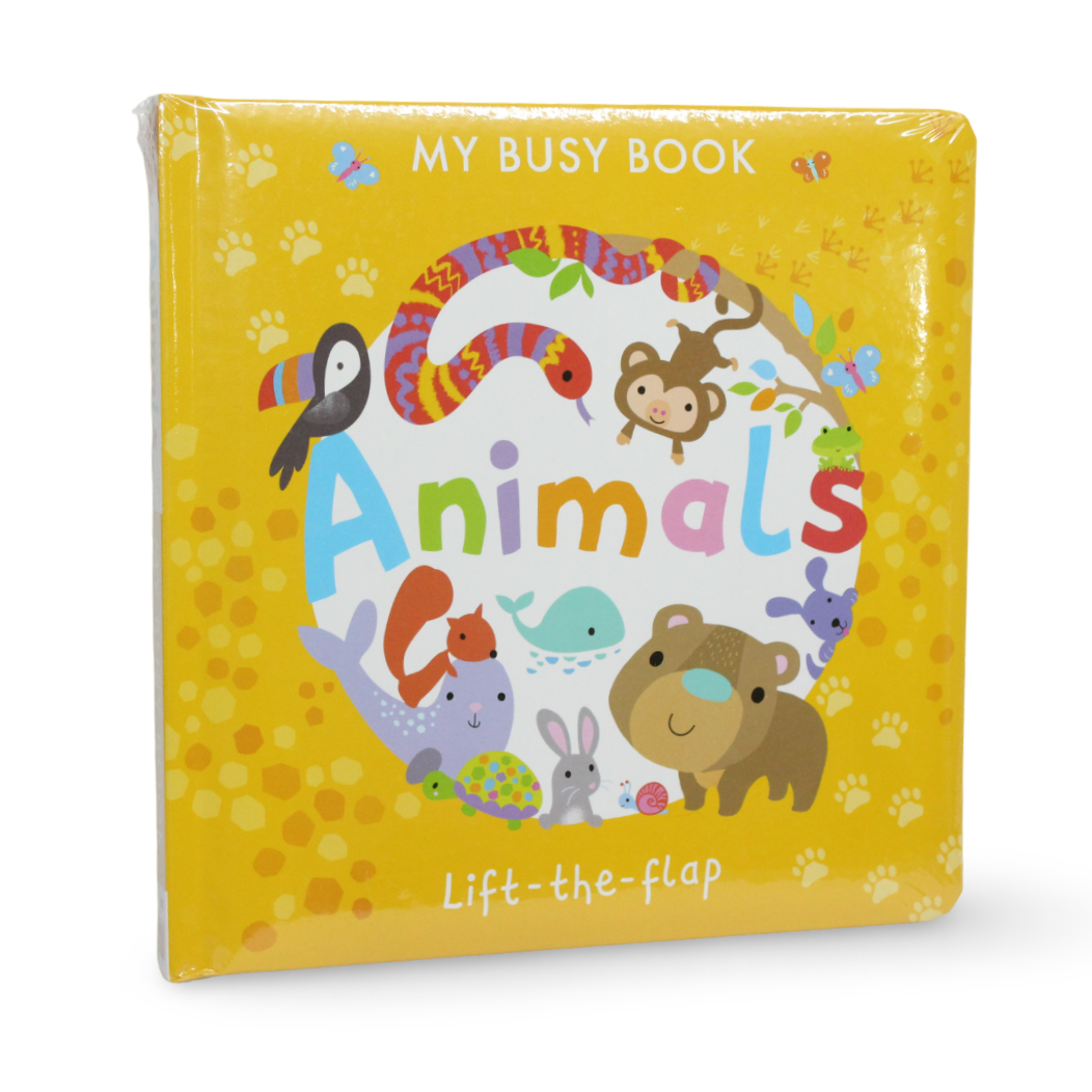 My Busy Book "Animals" Lift-The-Flap Board Book