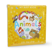 My Busy Book "Animals" Lift-The-Flap Board Book