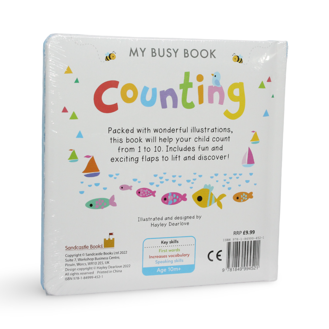 My Busy Book "Counting" Lift-The-Flap Board Book