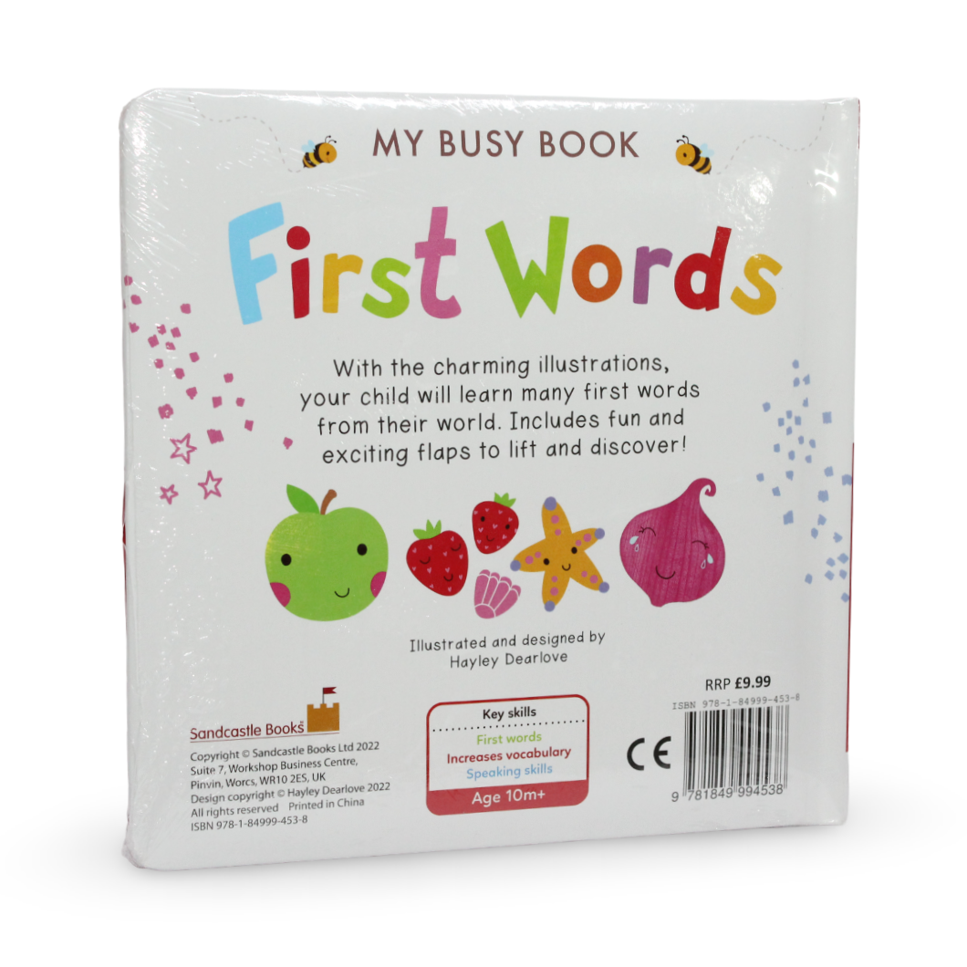 My Busy Book "First Words" Lift-The-Flap Board Book