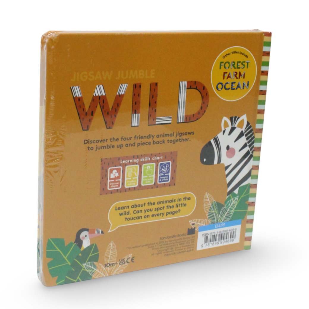 "Jigsaw Jumble Wild" Board Book