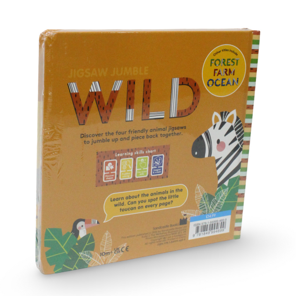 "Jigsaw Jumble Wild" Board Book