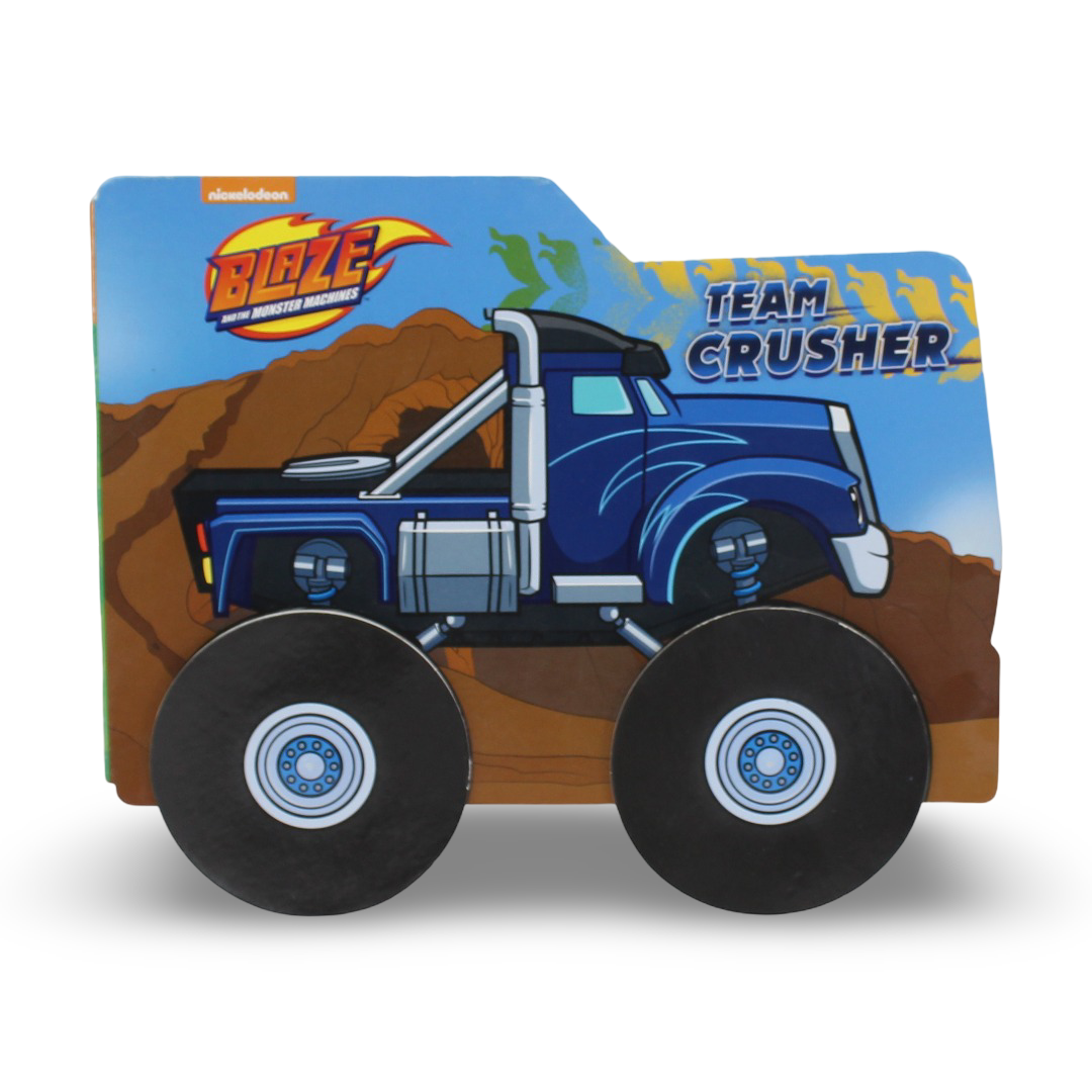 Blaze Crusher Wheelie Board Book