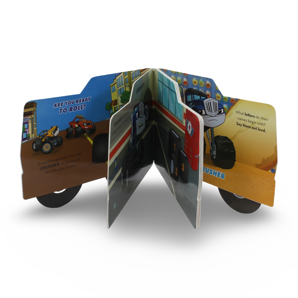 Blaze Crusher Wheelie Board Book - Assortments - Emco