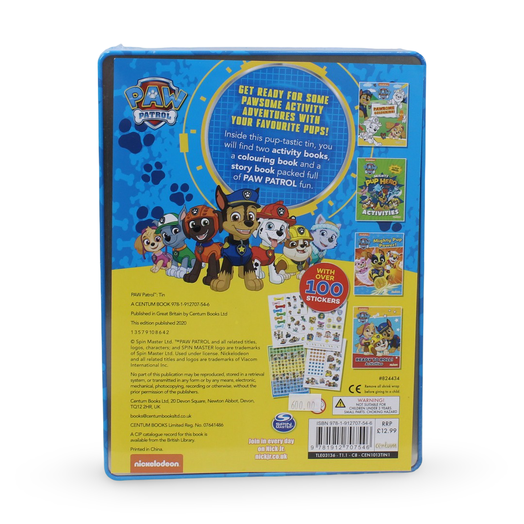 Paw Patrol Tin of Books