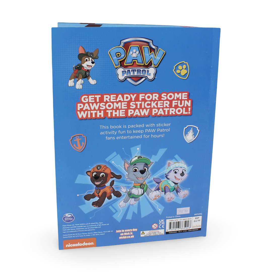 Paw Patrol Super Sticker Fun Book