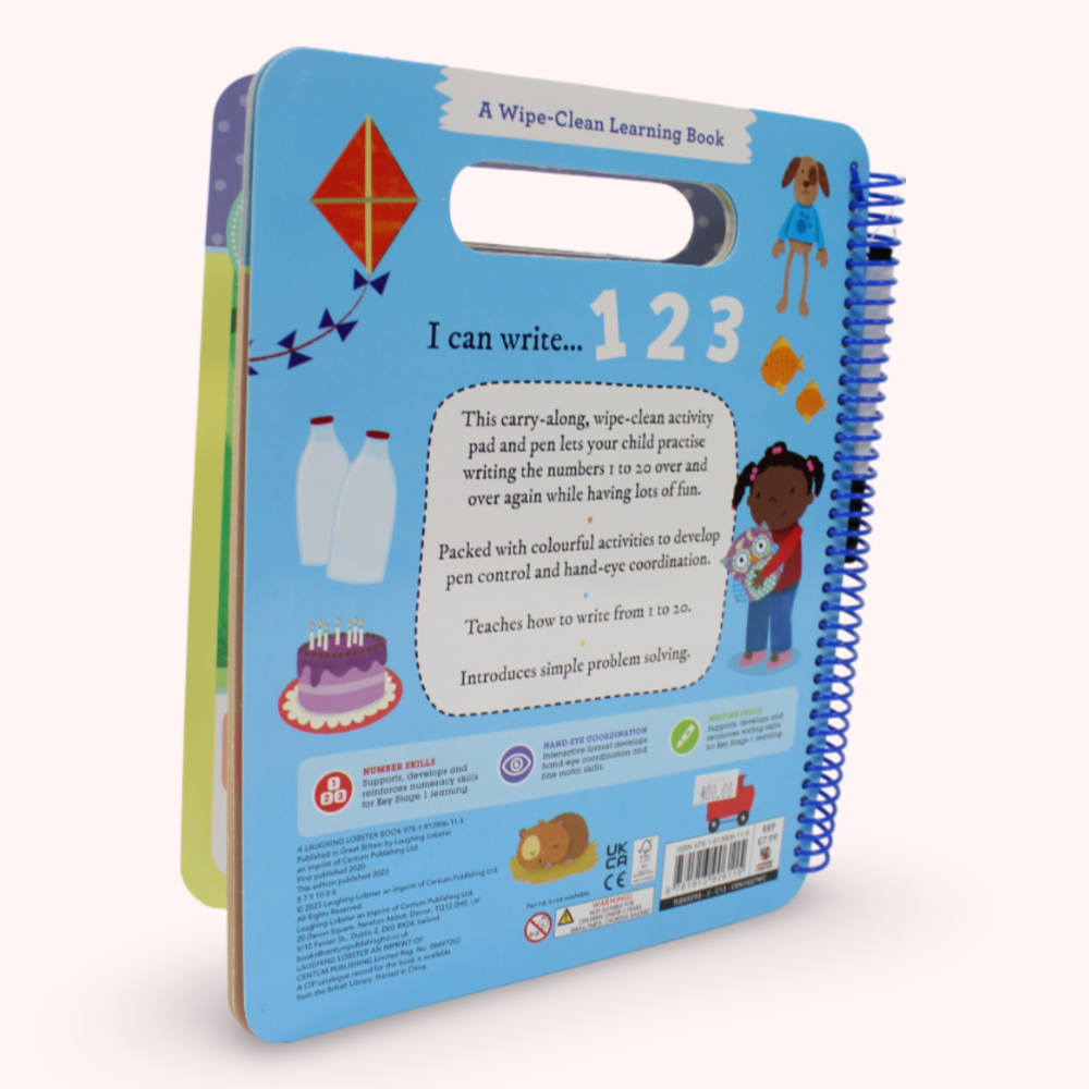 I Can Write 1 2 3 – Wipe-Clean Learning Book