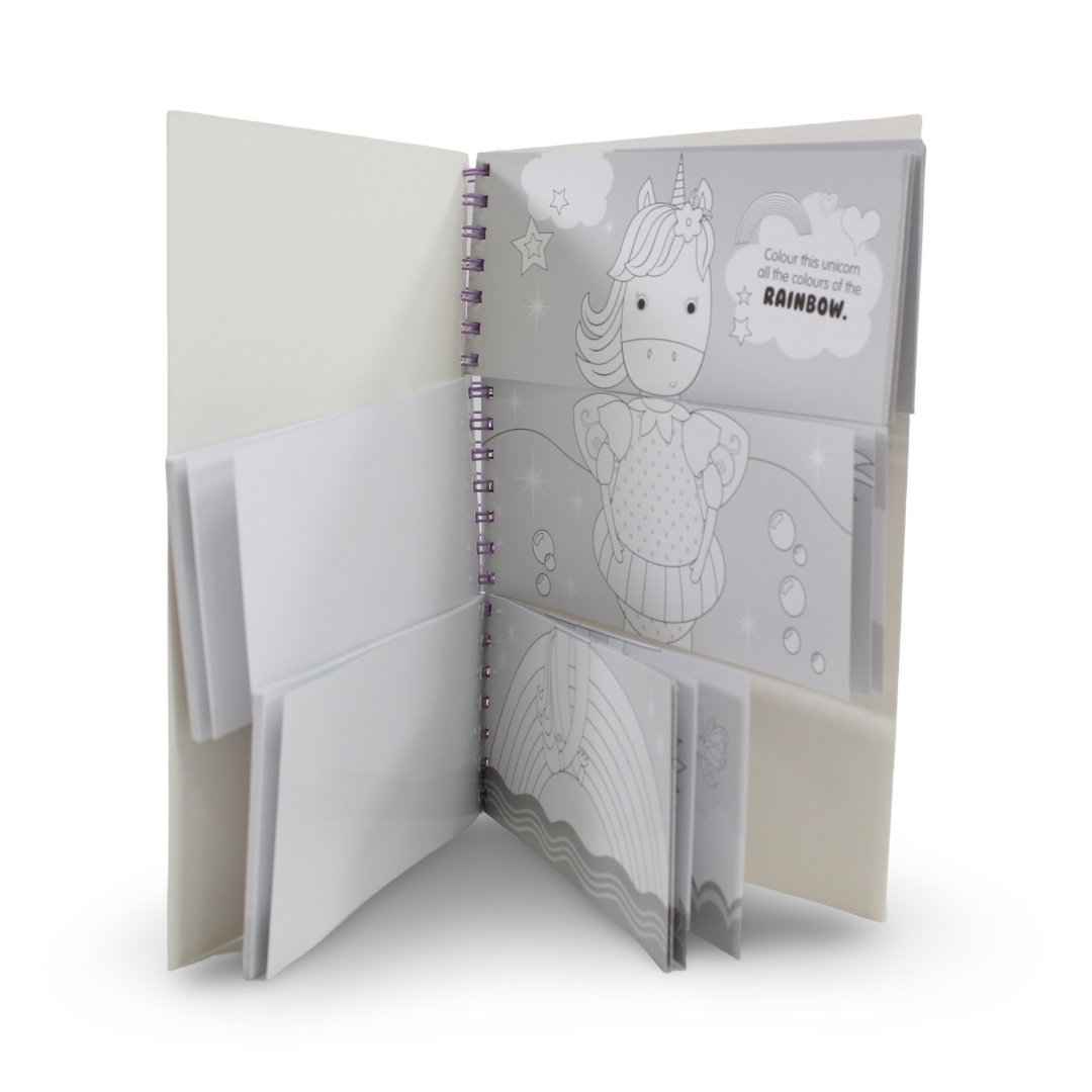 Top and Tail Wipe Clean Fun - Mixed Up Unicorns & Fairies Activity Book