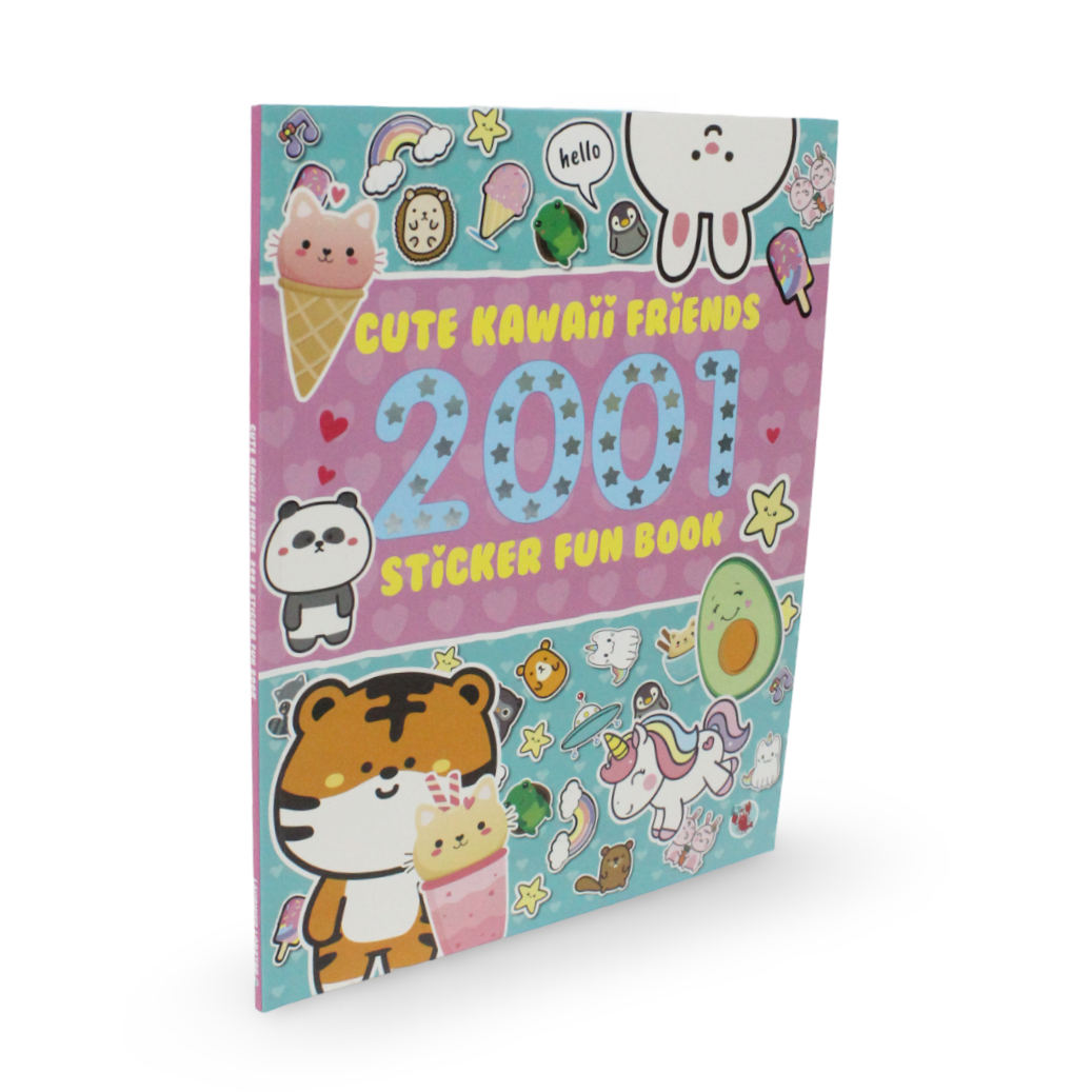 Cute Kawaii Friends 2001 Sticker Book - Assortments - OKO