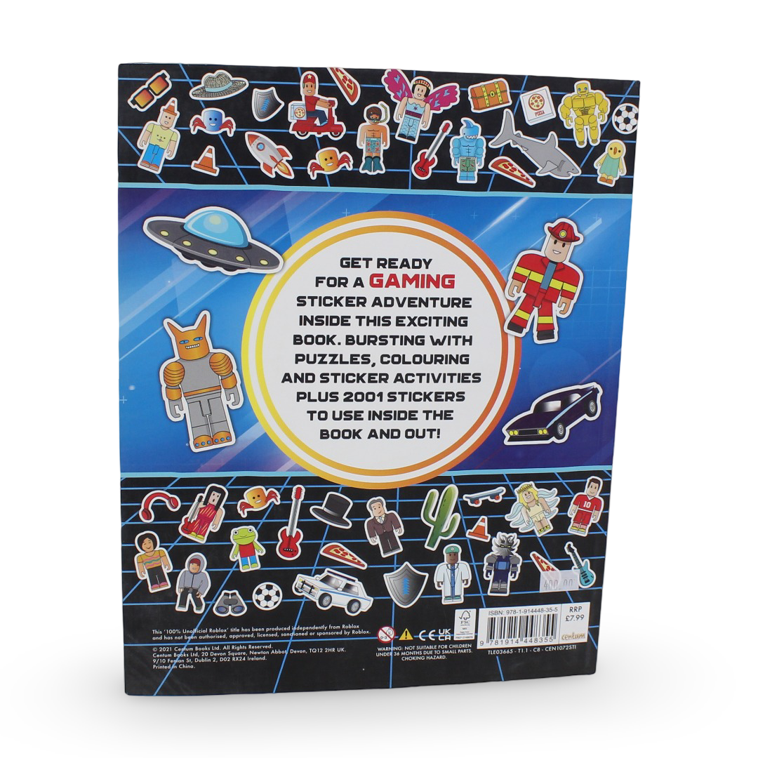 Roblox Unite 2001 Sticker Fun Book
