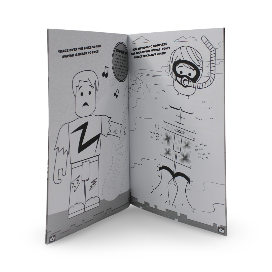 Centum "100% Unofficial Roblox Unite Books & Stickers Tin" Book - Assortments