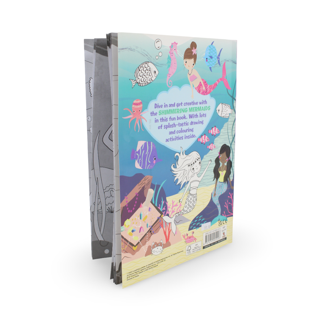 Shimmering Mermaids Colouring Book