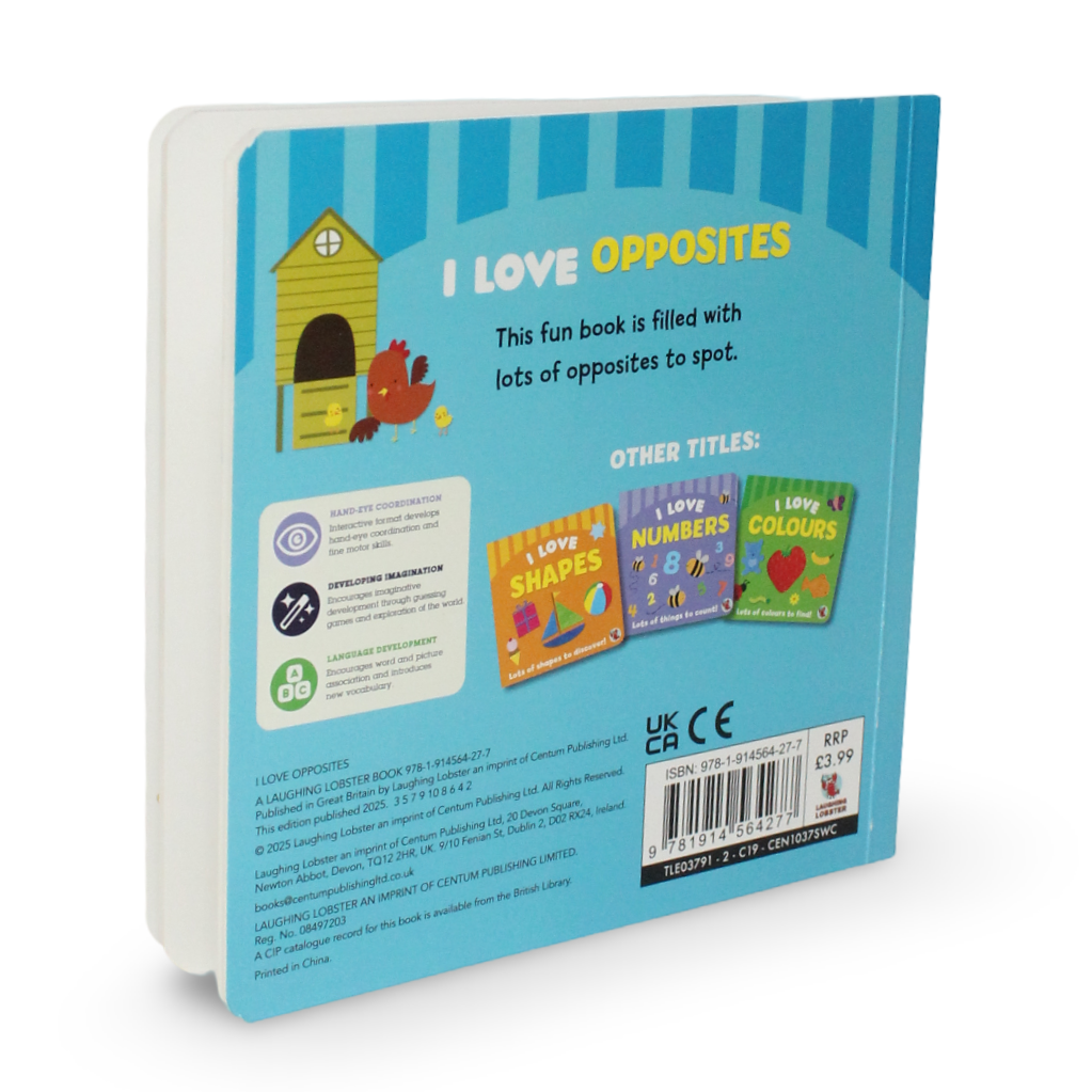 Centum "I Love Opposites" Board Book