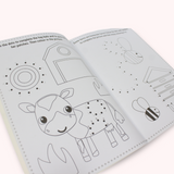 Farmyard Dot to Dot Coloring Book