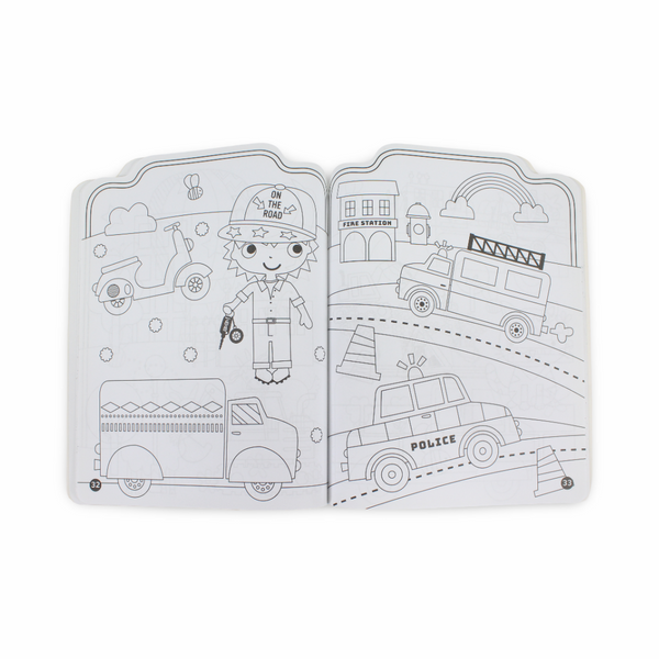 My Favourite Trucks and Diggers Colouring Book