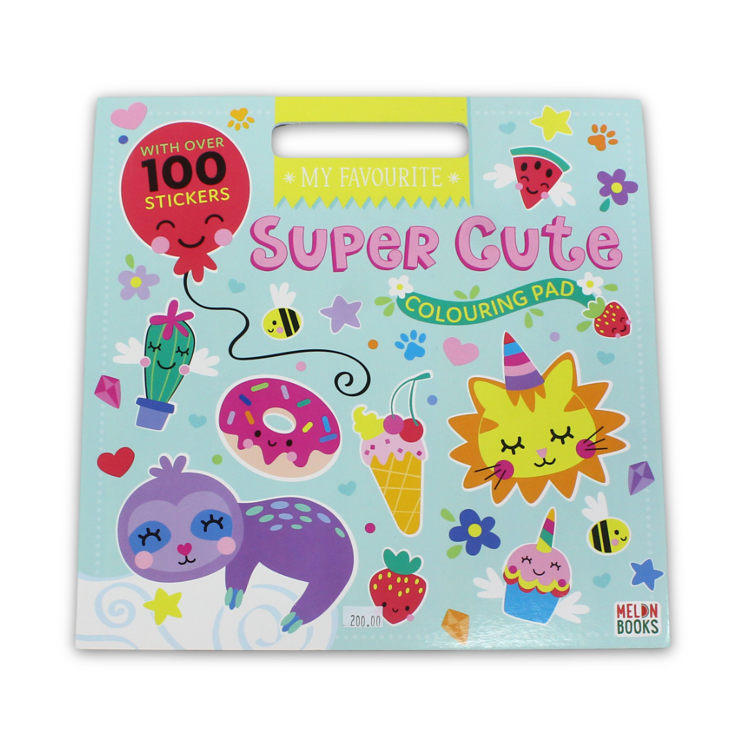 Melon Books My Favourite Super Cute Colouring Pad