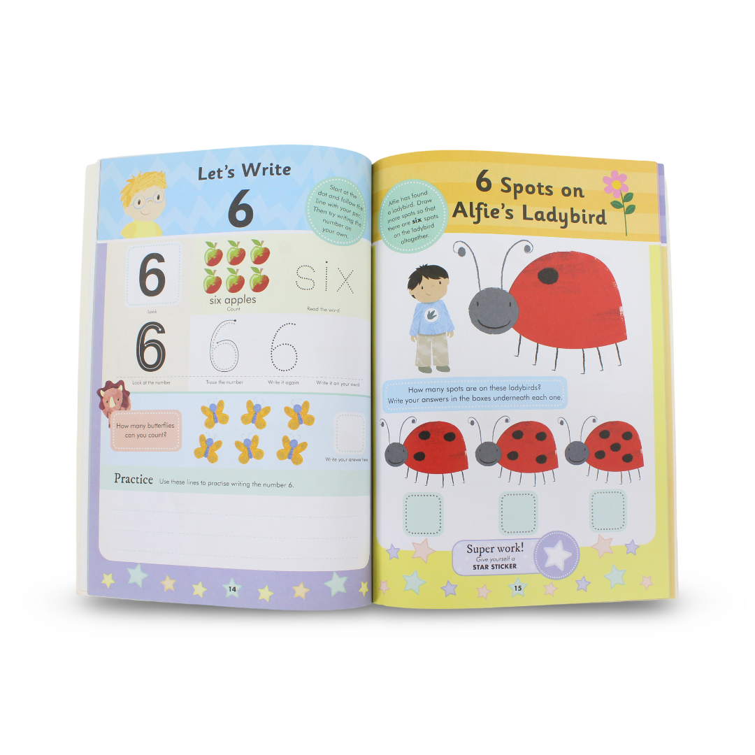 "I Can Learn 123" Sticker Book - Assortments - Emco