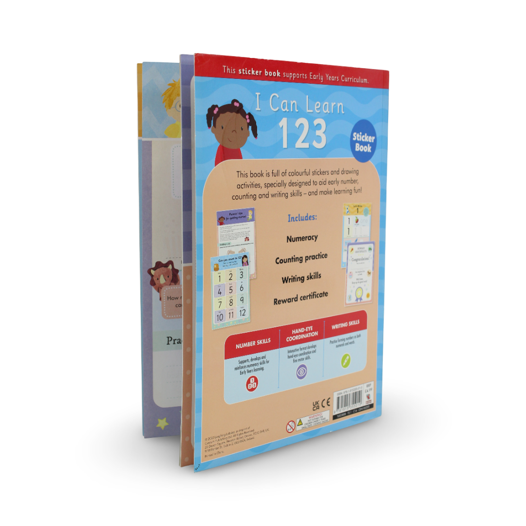 "I Can Learn 123" Sticker Book