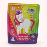 Unicorns and Rainbows Tin Box