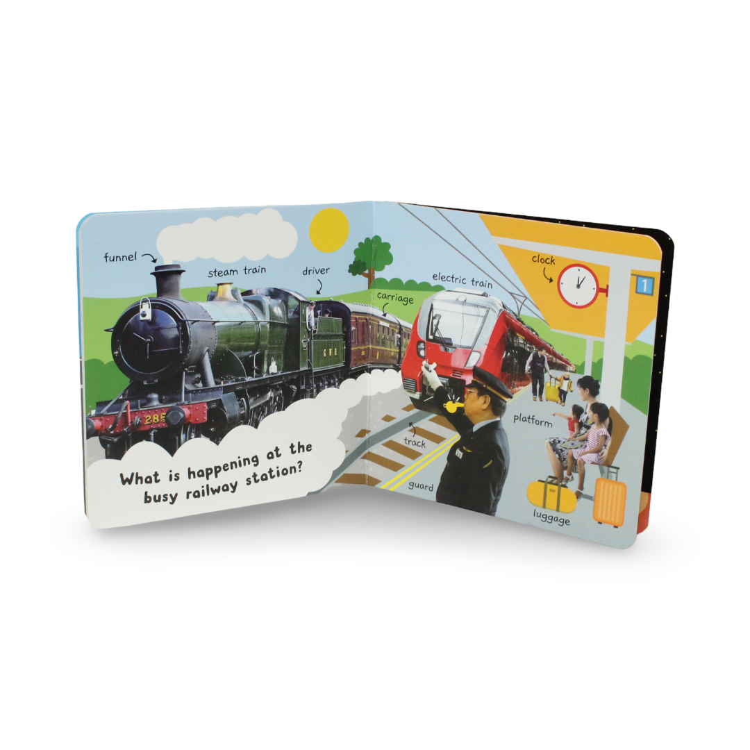 50 First Words Things That Go Board Book - Assortments - OKO