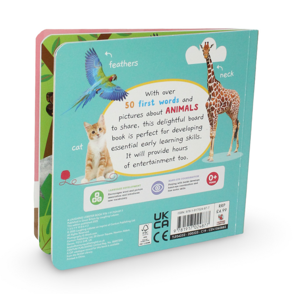 50 First Words Animals Board Book