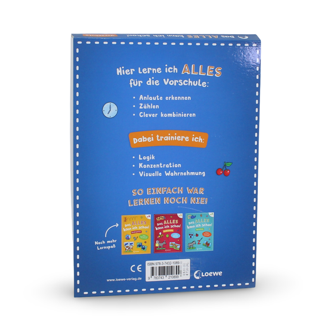 Loewe "Das Alles kann ich schon!" Preschool Workbook