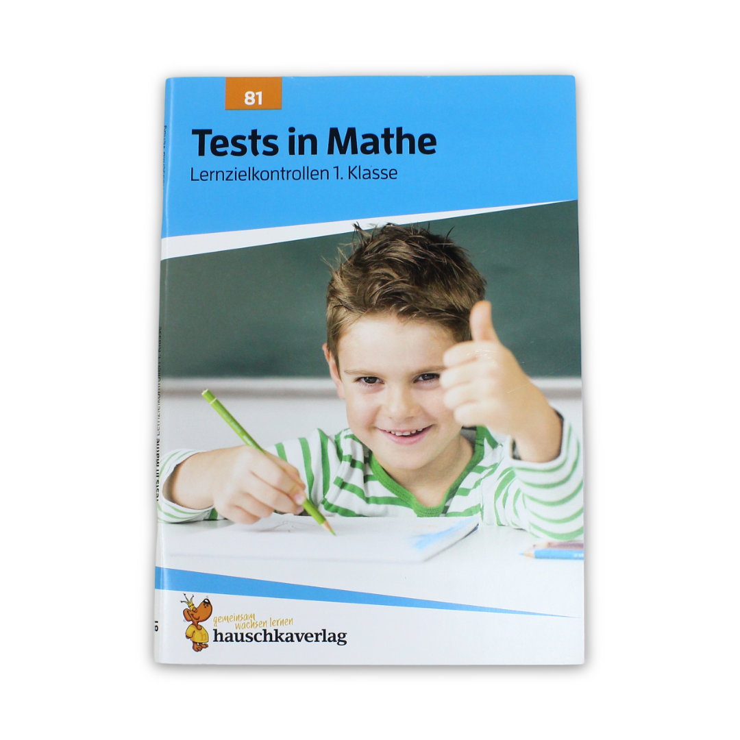 كتاب "Tests in Mathe - Lernzielkontrollen 1. Klasse" من دار هوشكا فيرلاغ