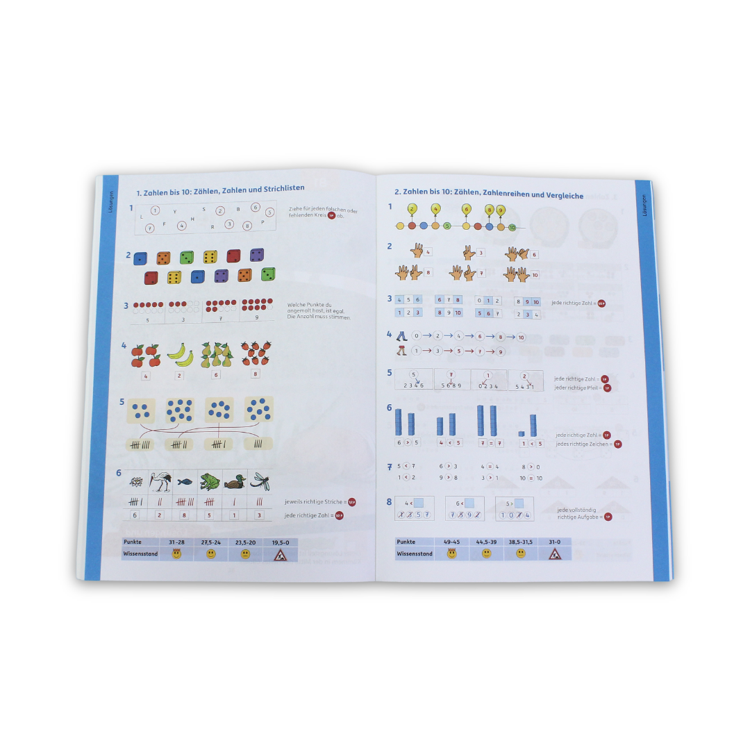 Hauschka Verlag "Tests in Mathe - Lernzielkontrollen 1. Klasse" Book - Assortments