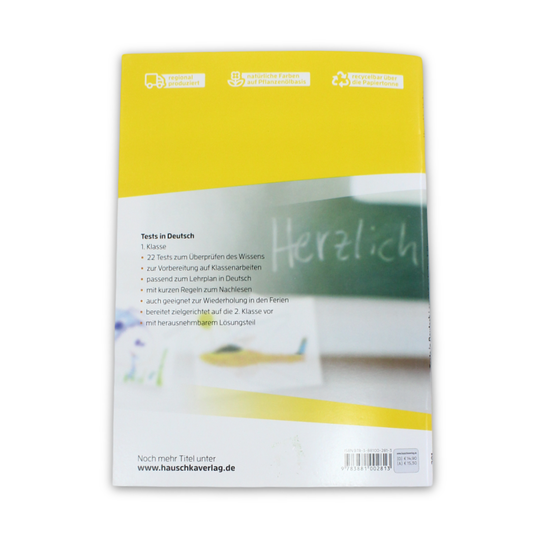 Hauschka Verlag "Tests in Deutsch - Lernzielkontrollen 1. Klasse" Book
