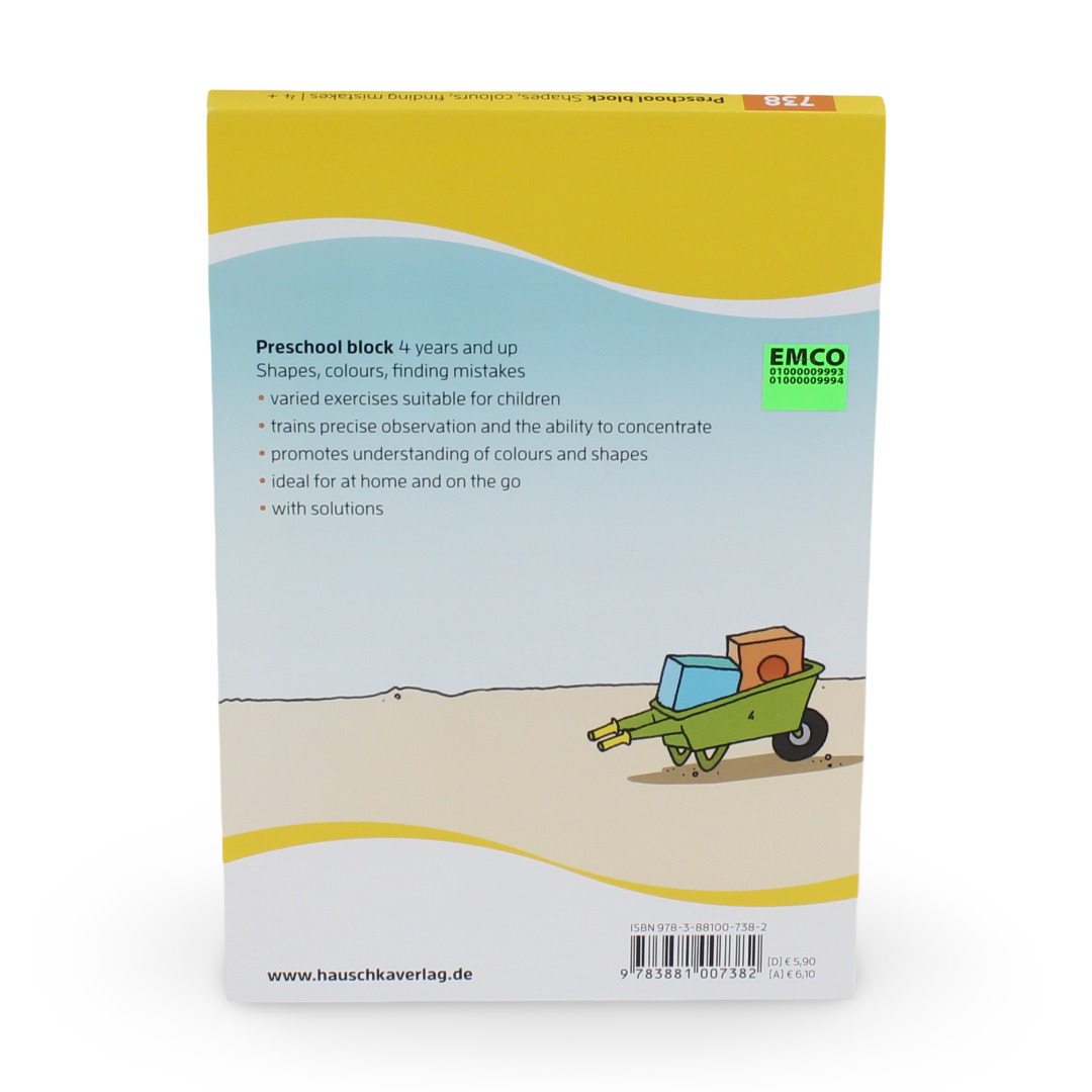 Shapes, Colours & Finding Mistakes – For Ages 4+