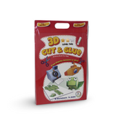 "3D Cut & Glue" Activity Book (Level 2)