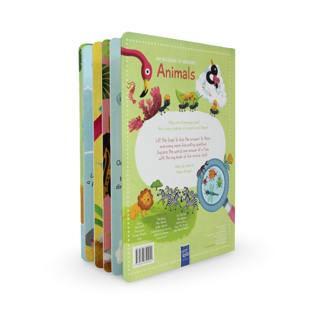 Yoyo Books My Big Book of Answers: Animals Board Book