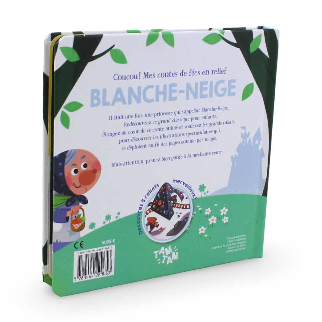 YoYo Books "Coucou! Mes Contes De Fées En Relief - Blanche-Neige" Book